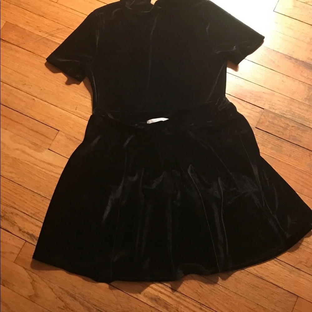 Velvet Skirt and Top